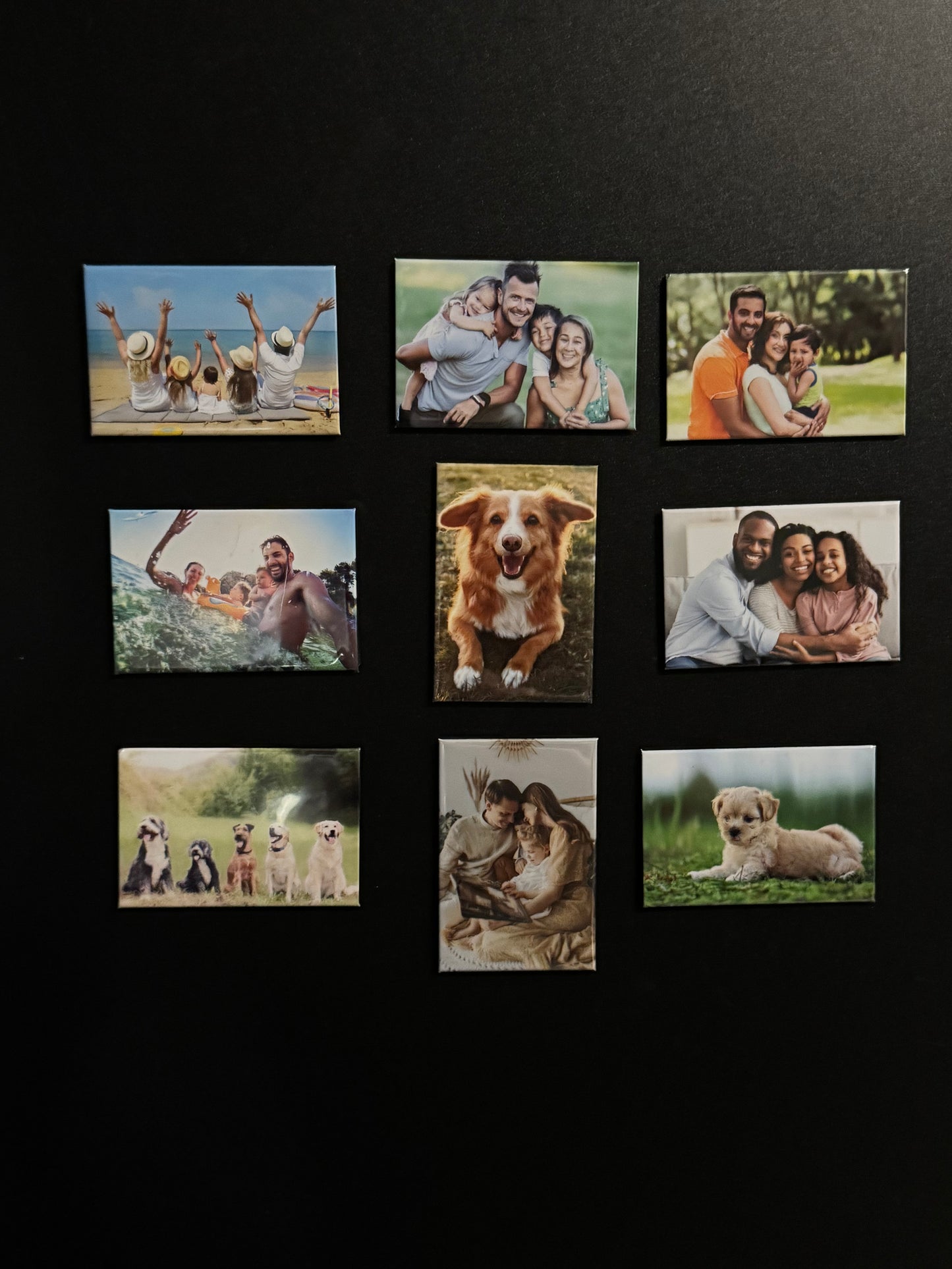 9 Custom Photo Magnets (3x2)