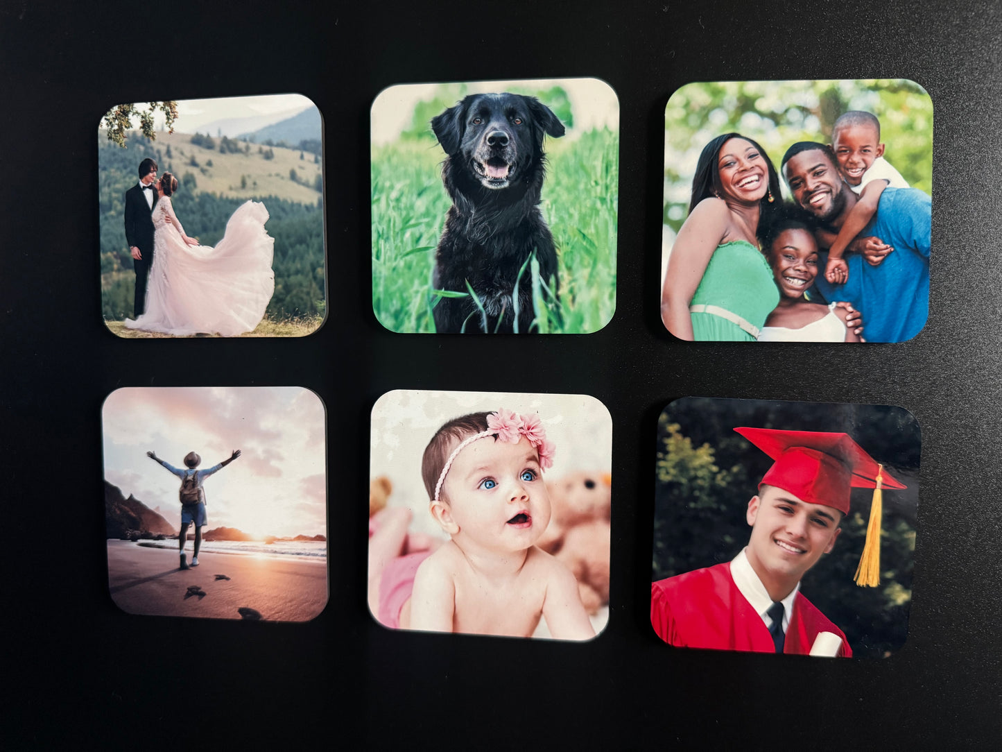 Custom Photo Magnets- printed style (sold in sets of 9 or 12)
