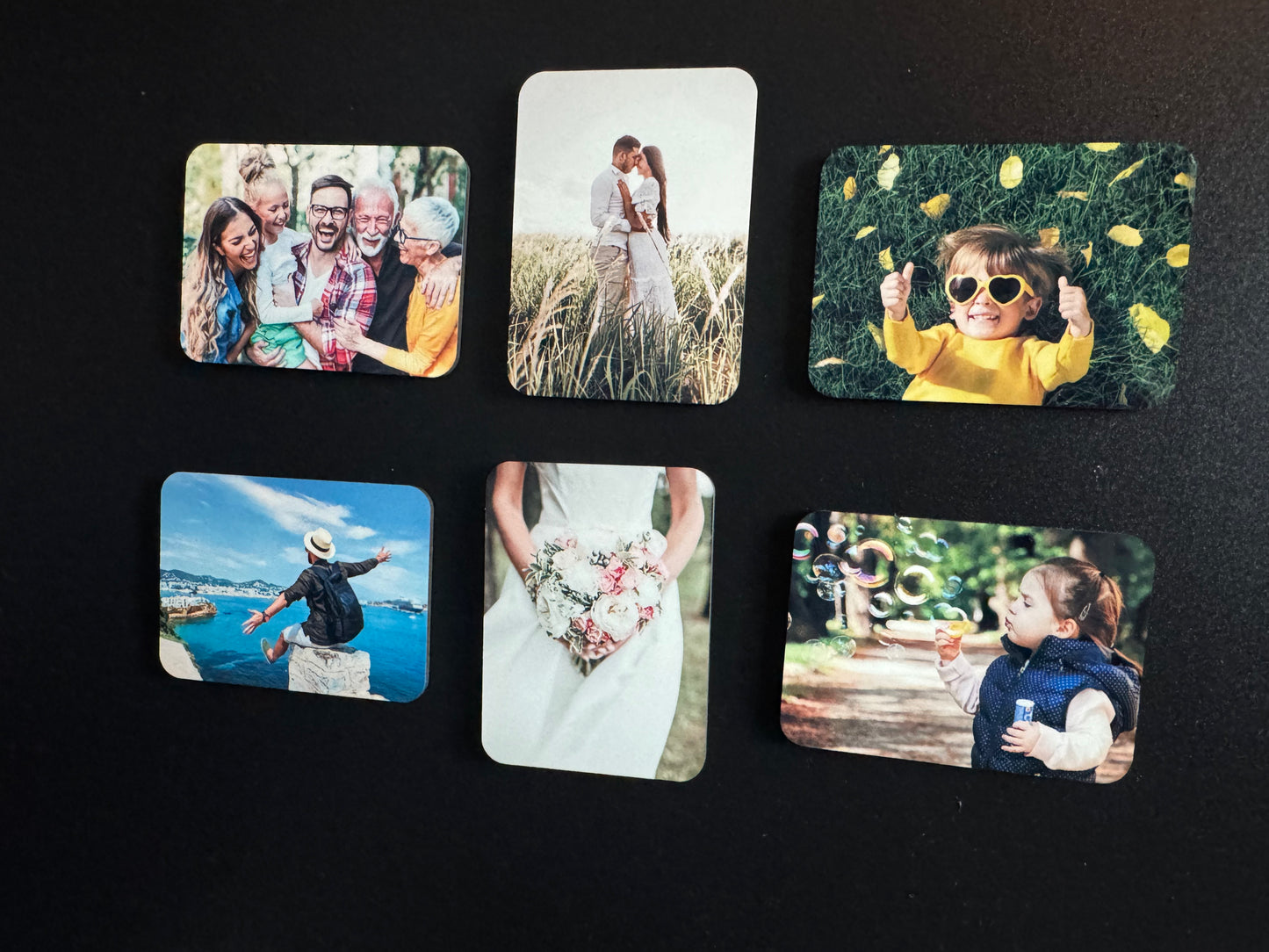 Custom Photo Magnets- printed style (sold in sets of 9 or 12)